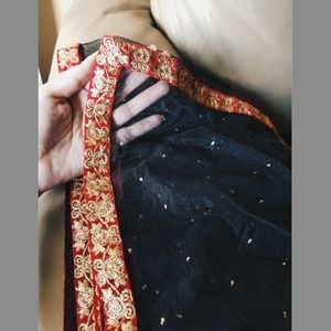 Indian Sequin Beaded Dupatta Scarf Wrap